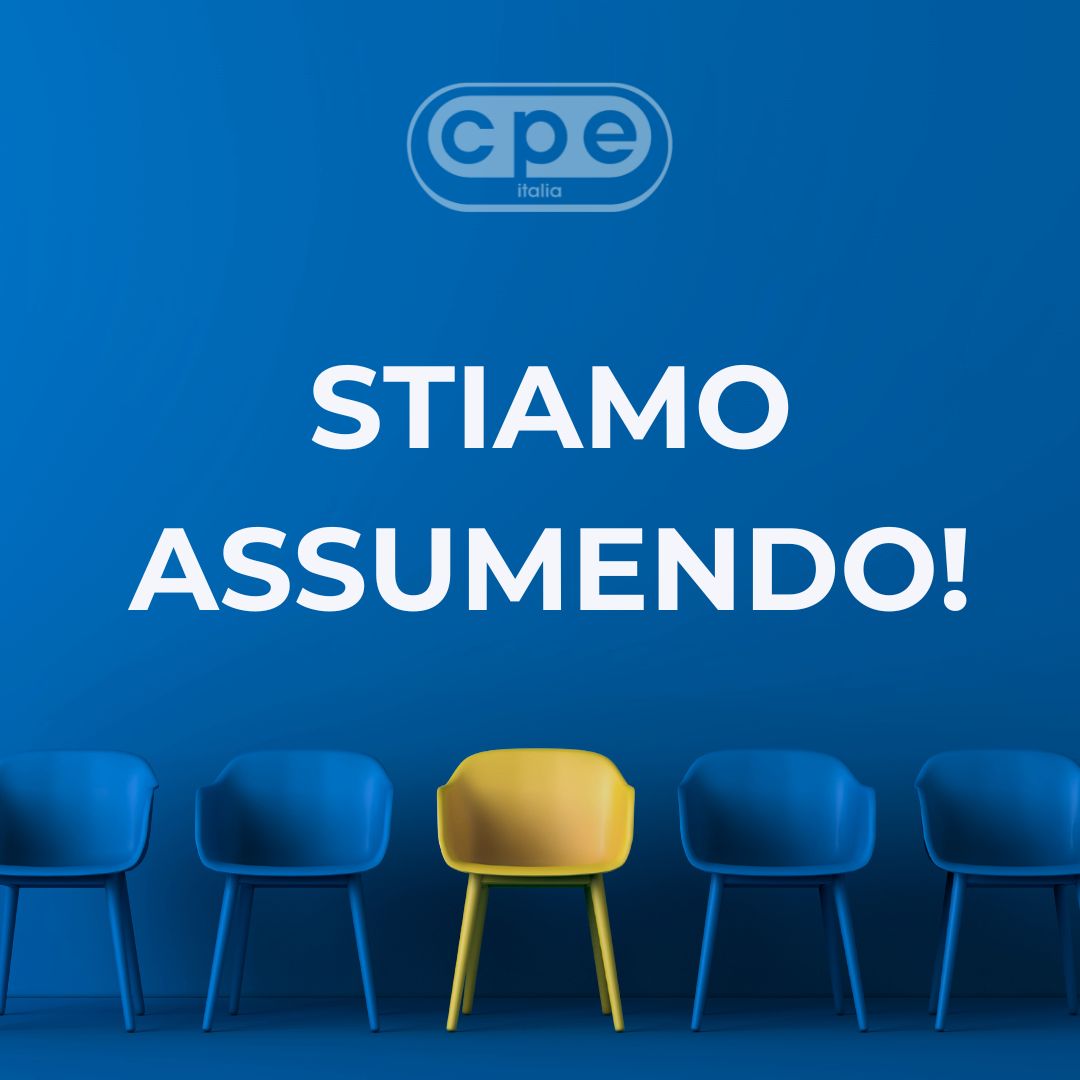 CPE ITALIA stiamo assumendo