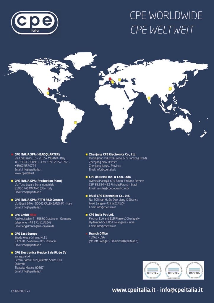 CPE worldwide 2025